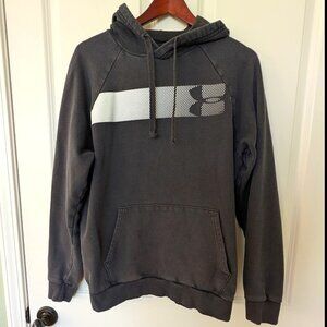 Under Armour Men’s Fleece Hoodie – Faded Black – Size M